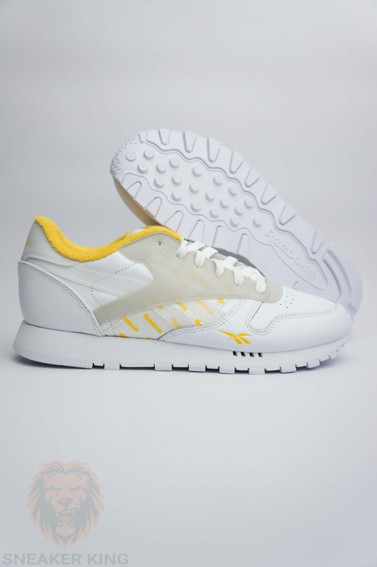 Кроссовки Reebok Classic White/Yellow